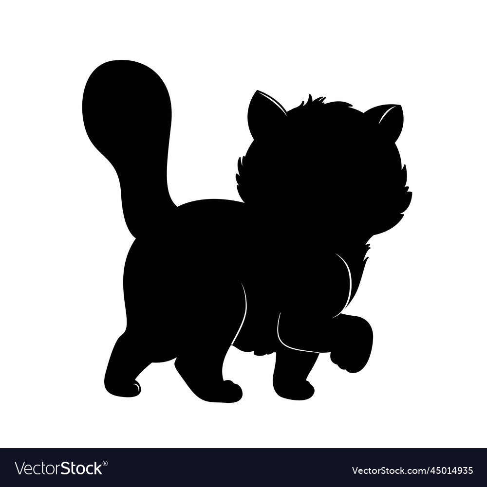Fat Cat Silhouette