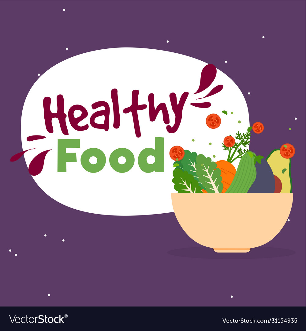 Healthy food poster