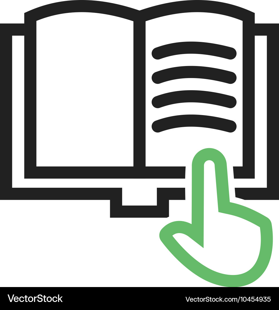 Read book Royalty Free Vector Image - VectorStock