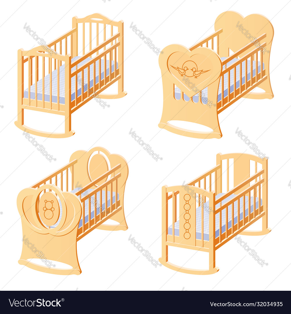 brown cot bed