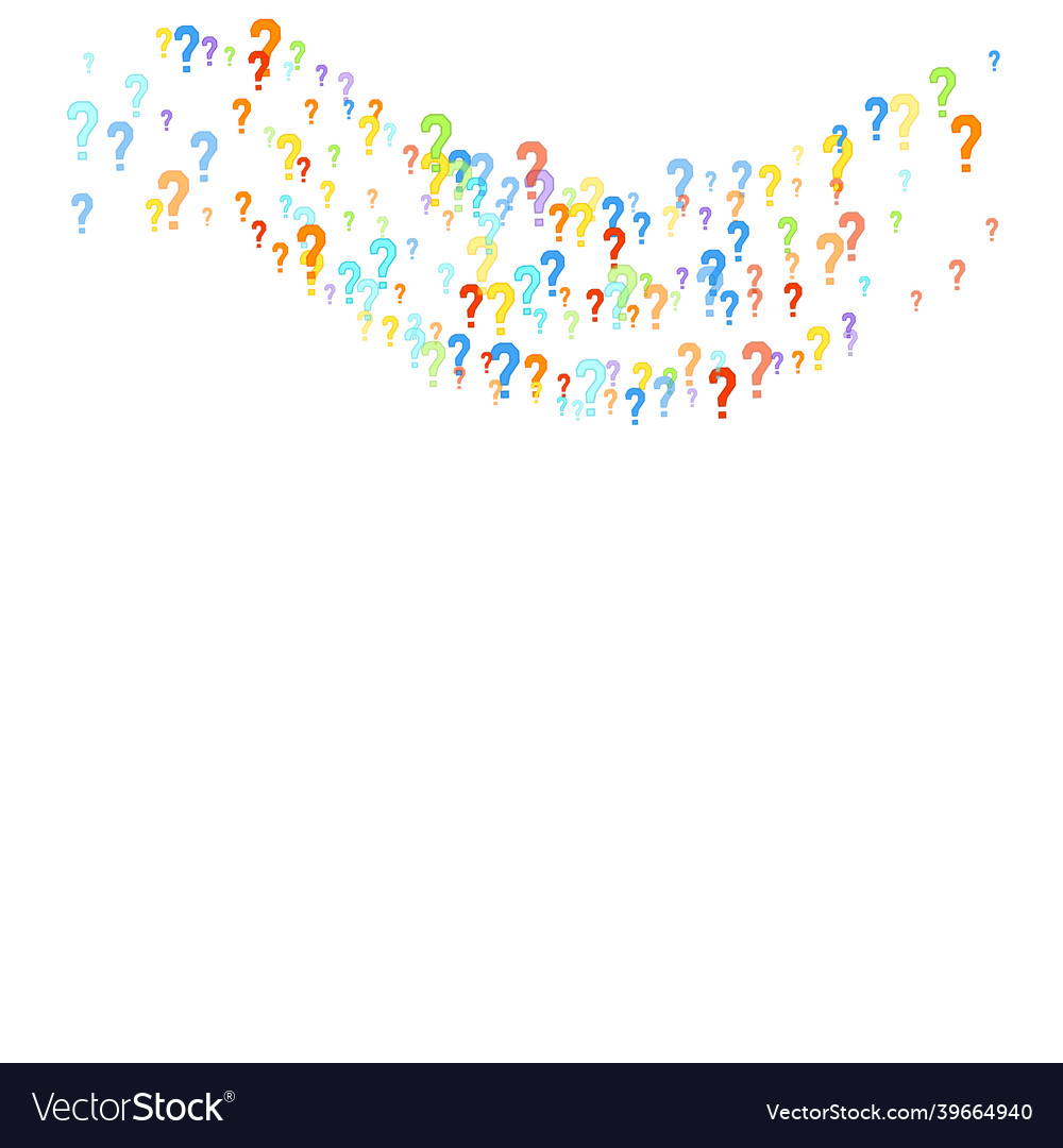 Question marks quiz doubt survey faq public poll vector image Question marks quiz doubt survey faq public poll