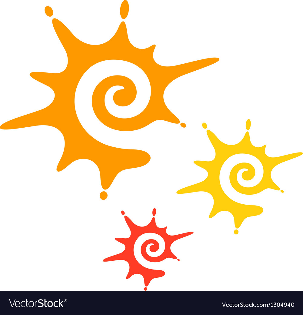 Sun Royalty Free Vector Image - VectorStock