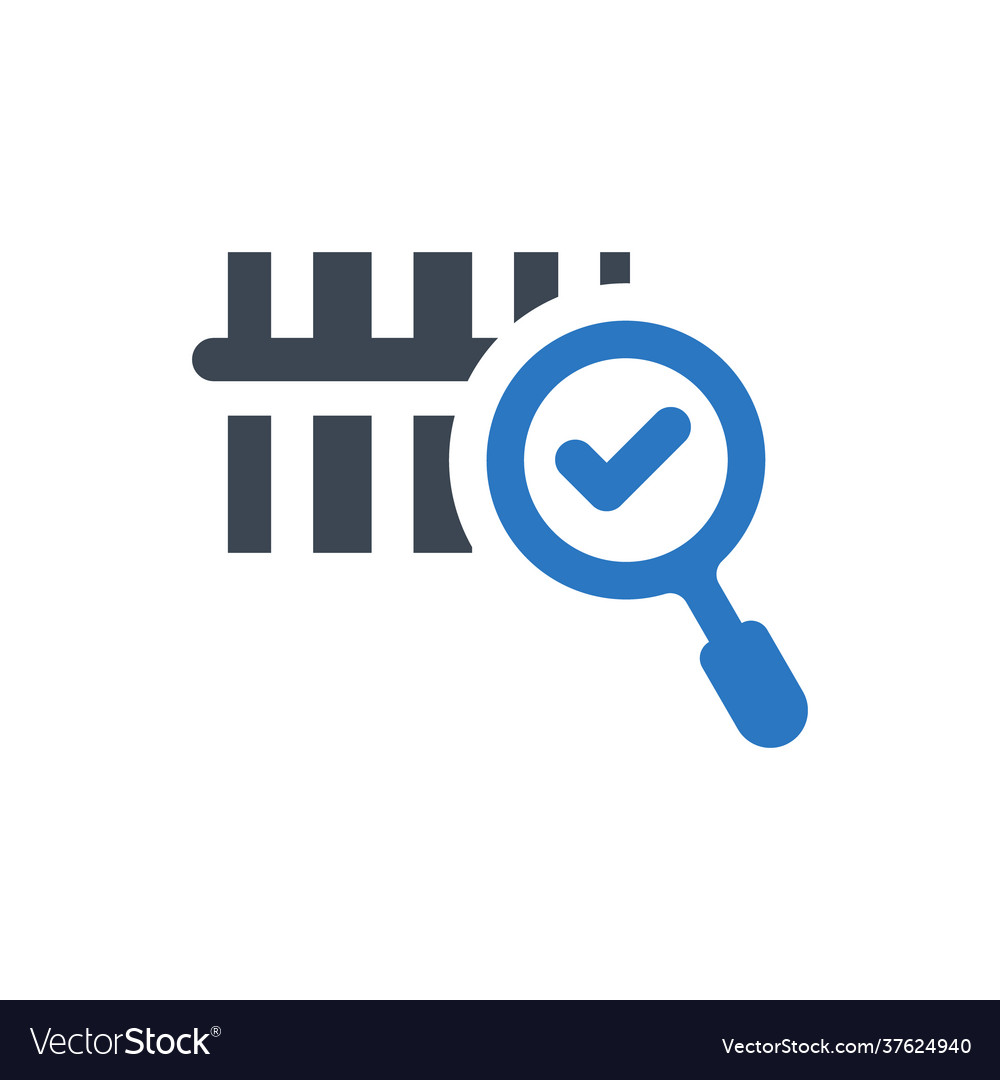 Tracking code icon Royalty Free Vector Image - VectorStock