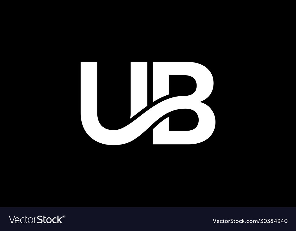 U b Initial Letter Logo Design Template Grafik