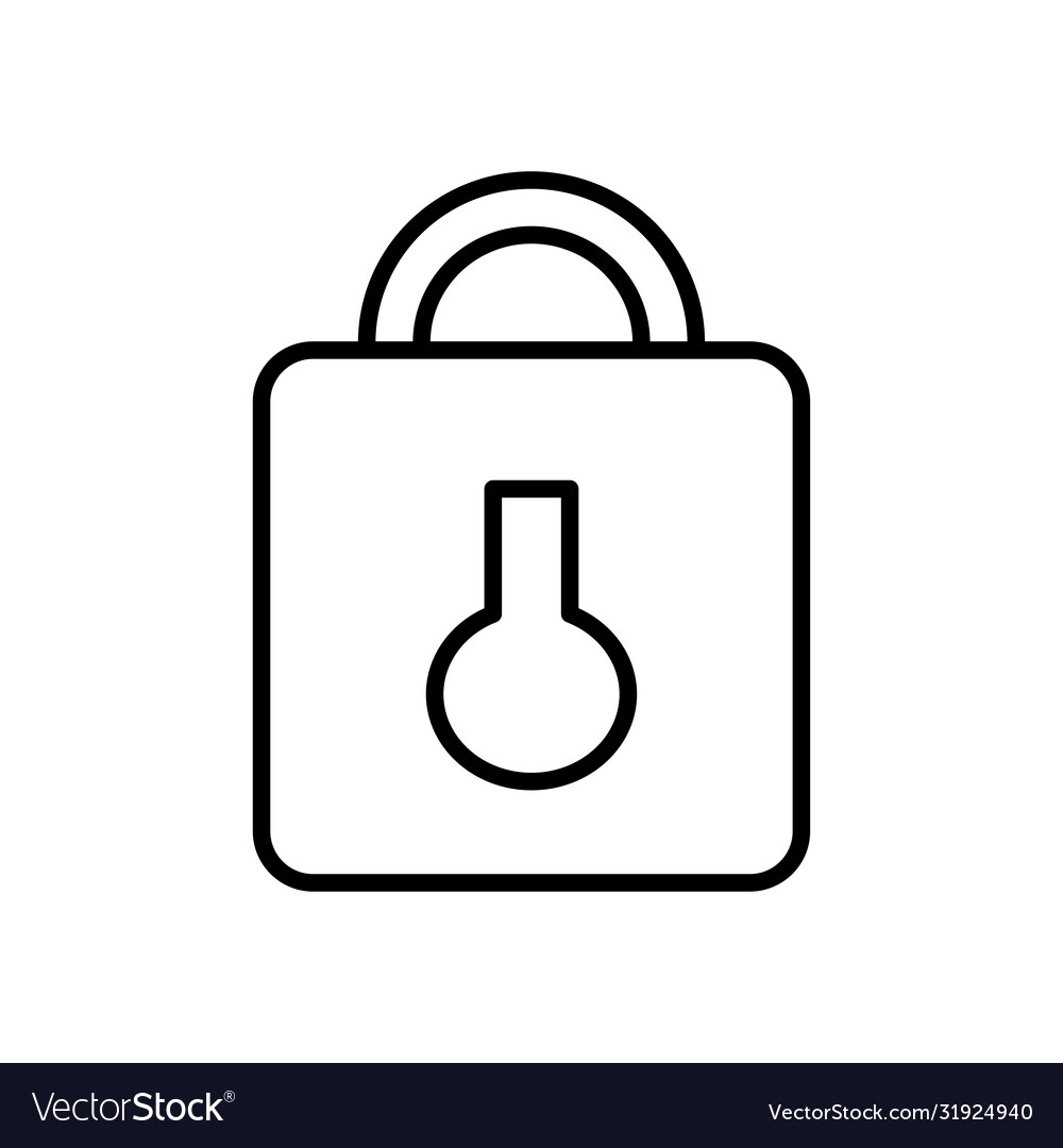 Web icons concept lock symbol security padlock
