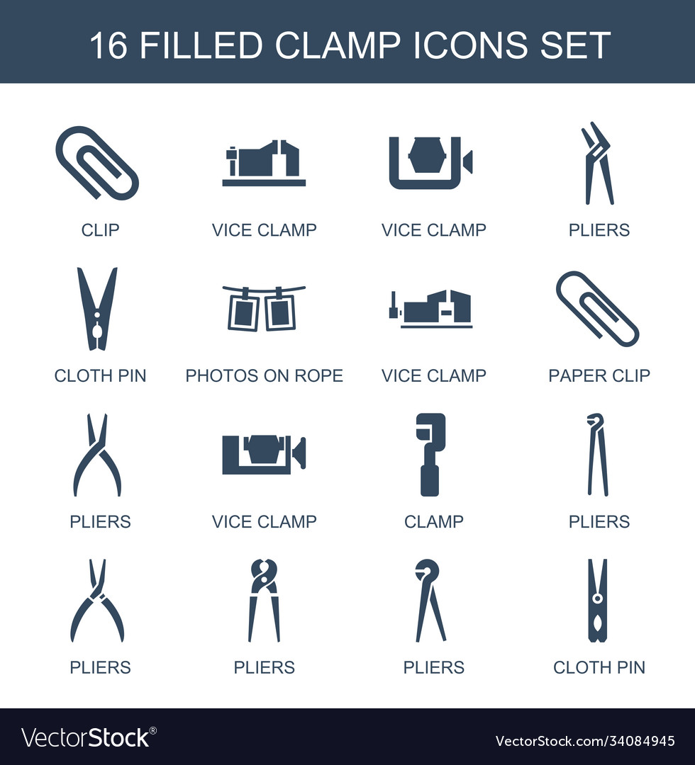 16 clamp icons