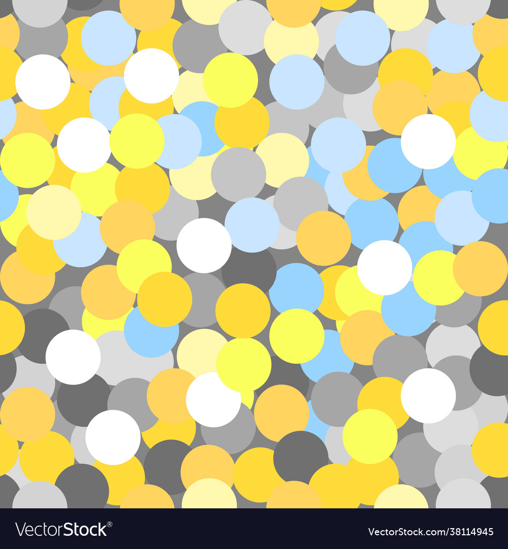 Abstract seamless pattern with colored circles