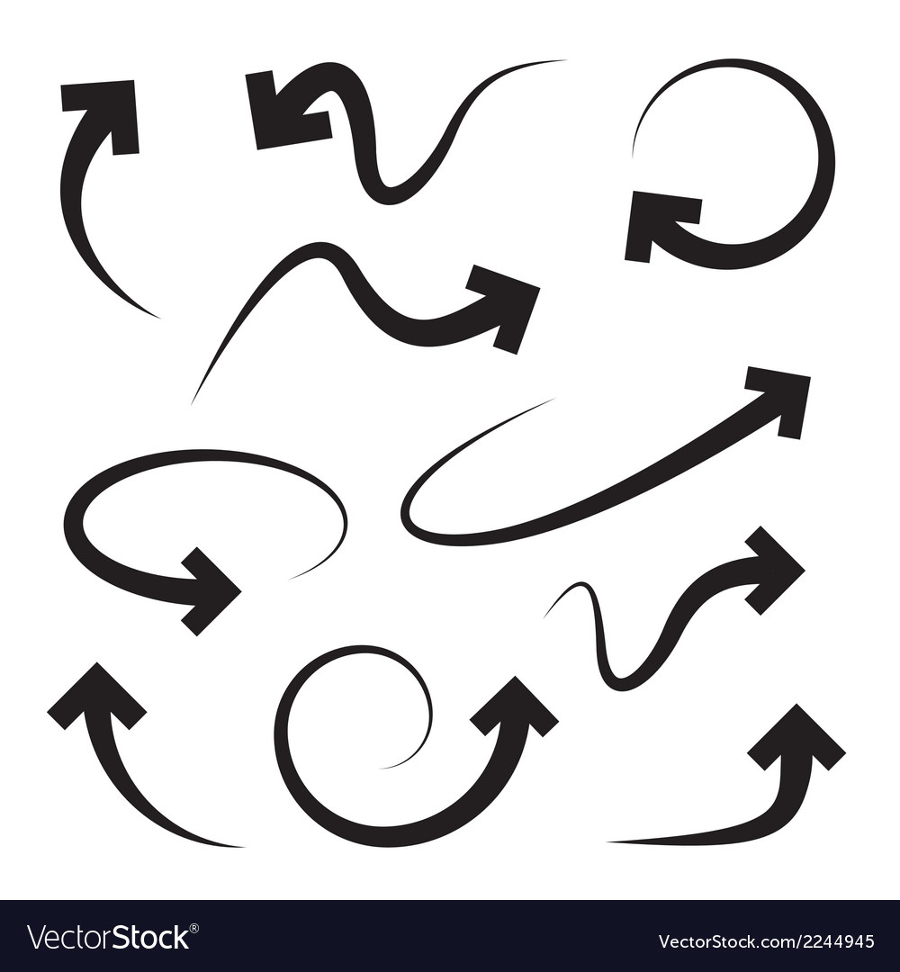 Curved Arrows - Rotation Set