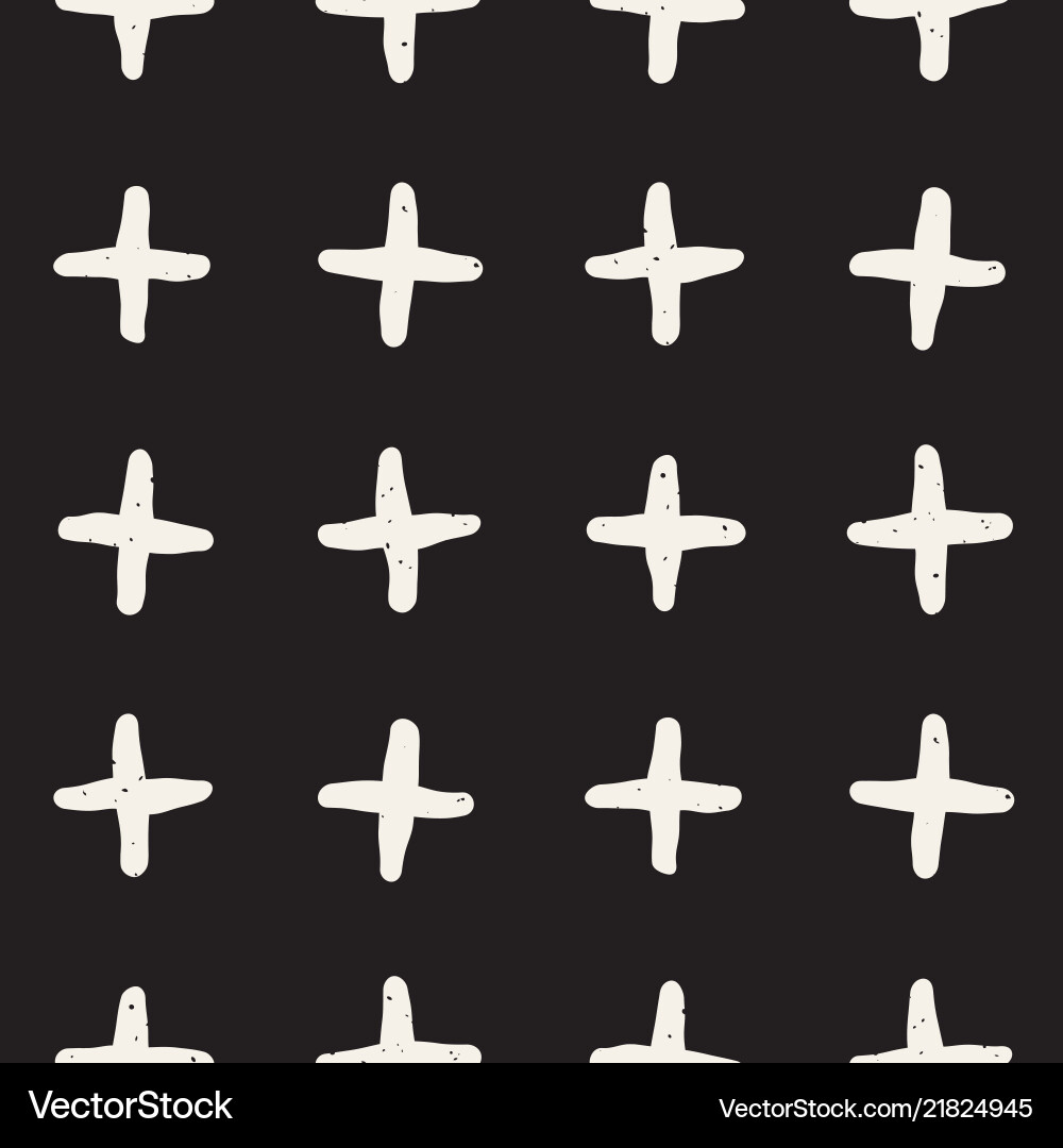 Hand drawn seamless pattern abstract geometric Vector Image