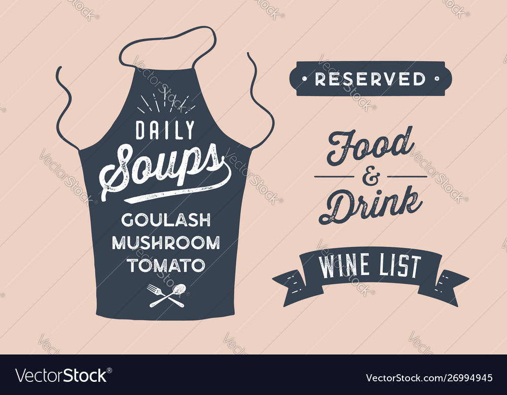 Set Vintage Graphic And Typography Wall Decor Vector Image
