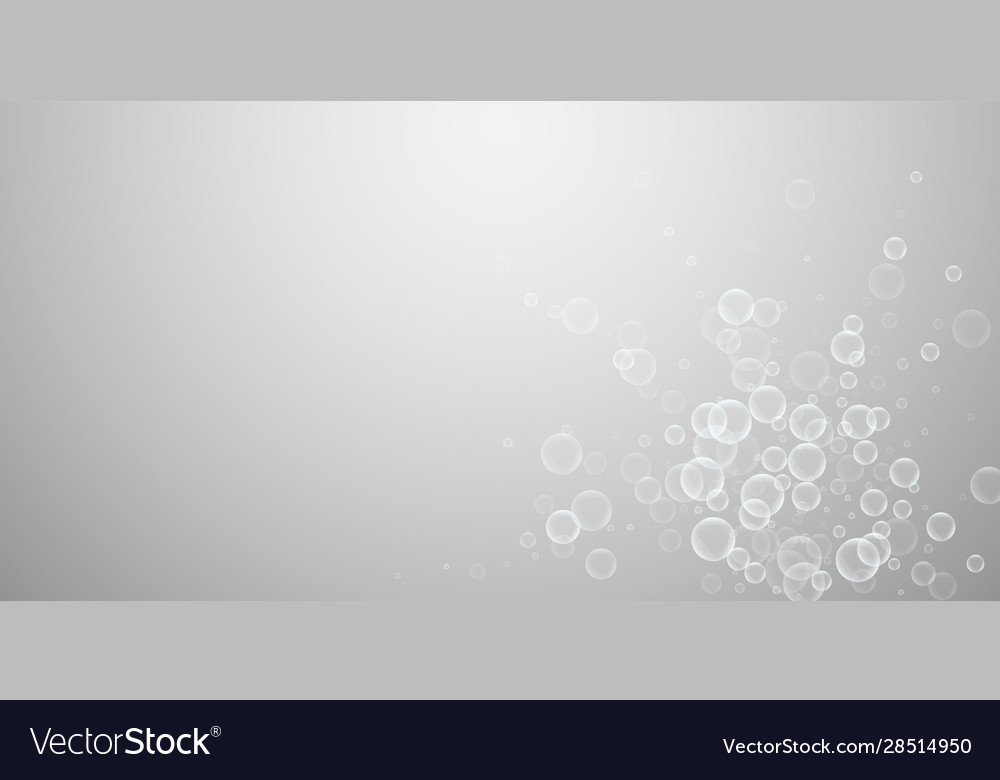 Random soap bubbles abstract background blowing b