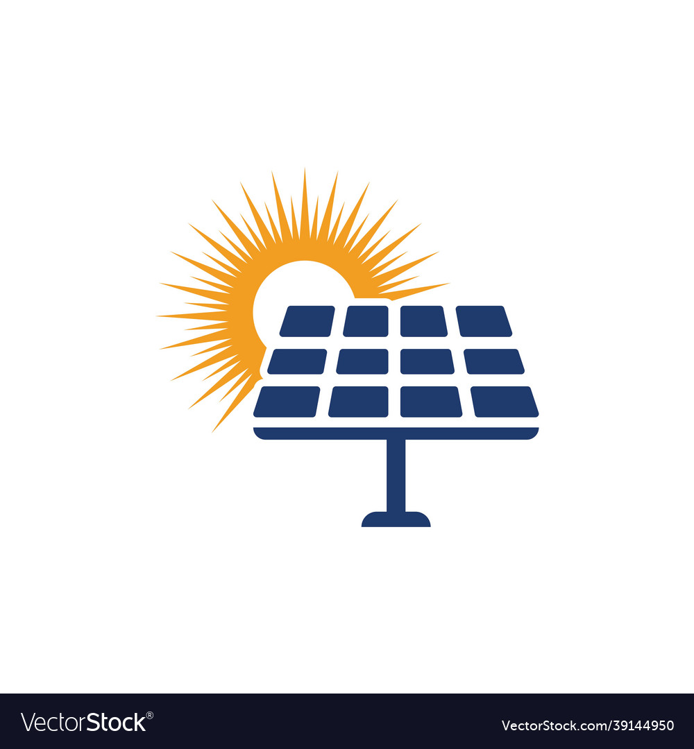 Solar energy icon Royalty Free Vector Image - VectorStock