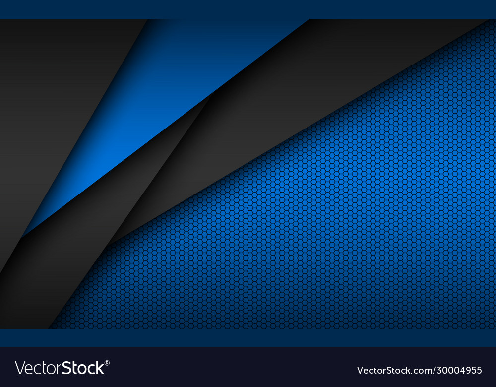 Black And Blue Modern Material Design Texture Vector Image