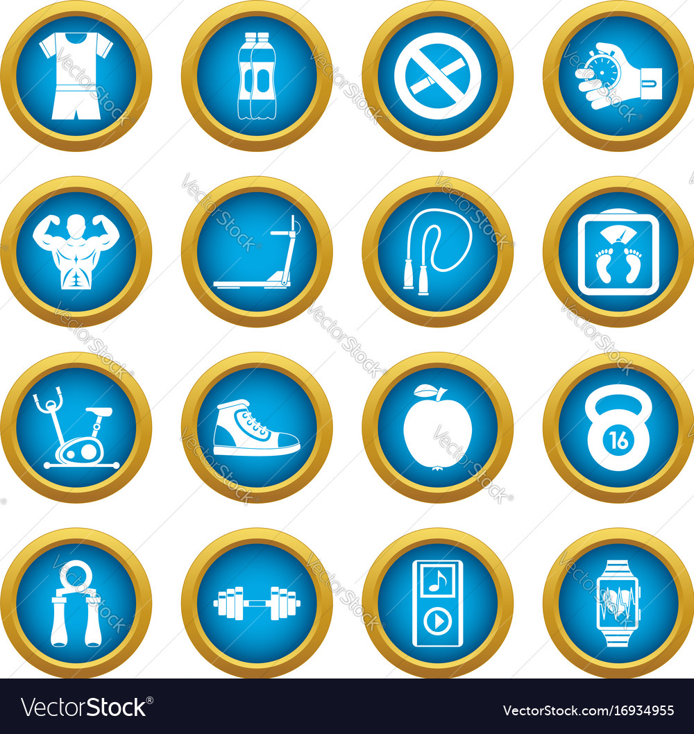 Dark Blue Icons With Circles Classical Su Sostén Deportivo Dark Blue Icons With Circles Classical Su Sostén Deportivo