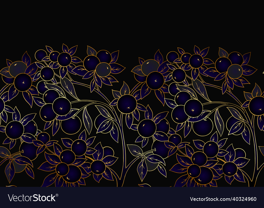 Apples on branches seamless pattern background vector image Apples on branches seamless pattern background