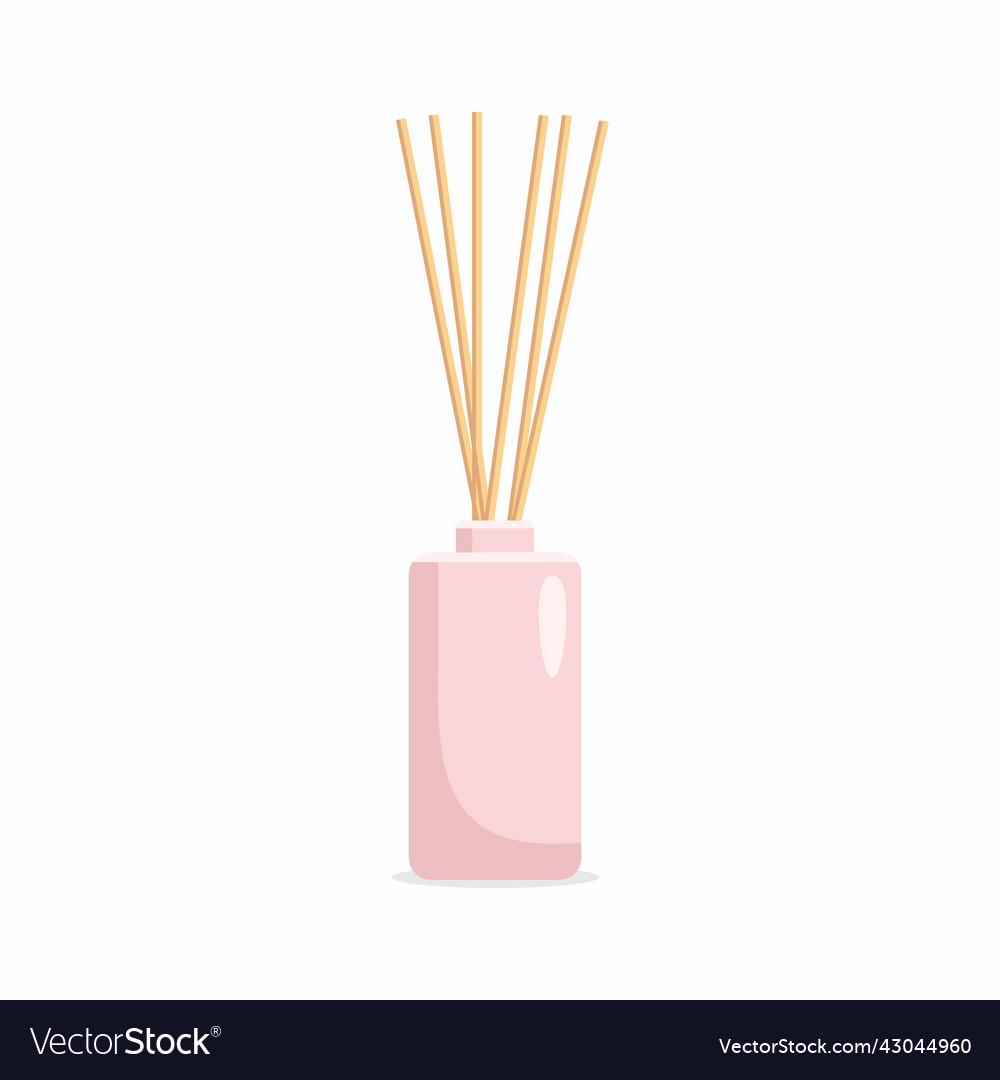 Diffuser with reeds vector image Diffuser with reeds