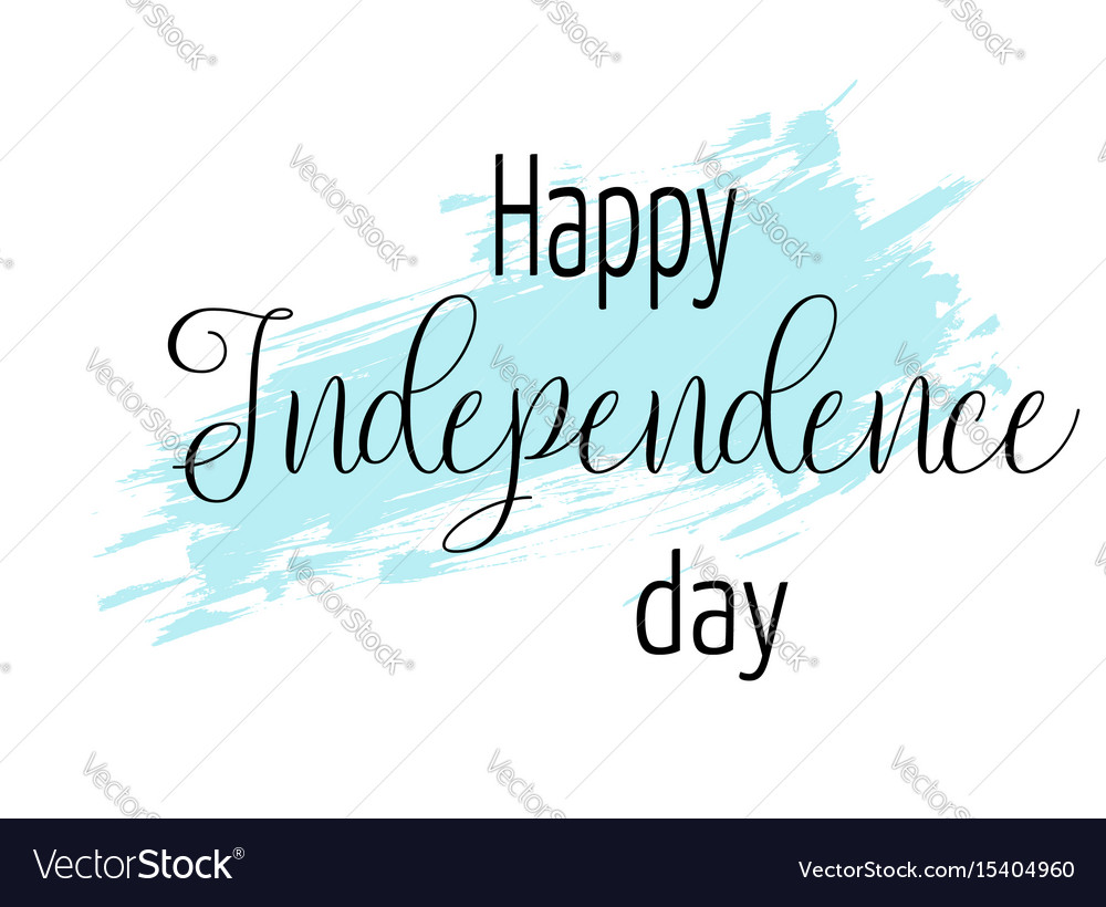 Happy independence day background with blue