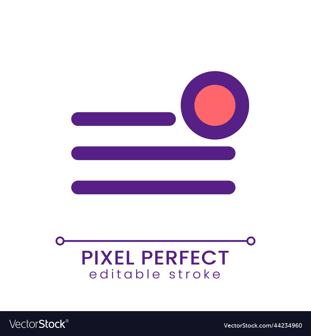 Notification from main menu pixel perfect rgb vector image Notification from main menu pixel perfect rgb