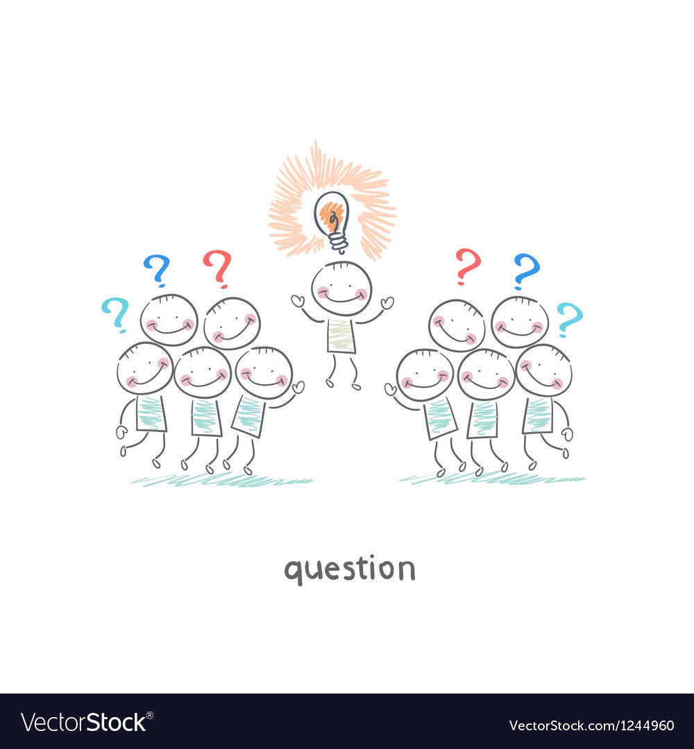 People Thinking About Questions