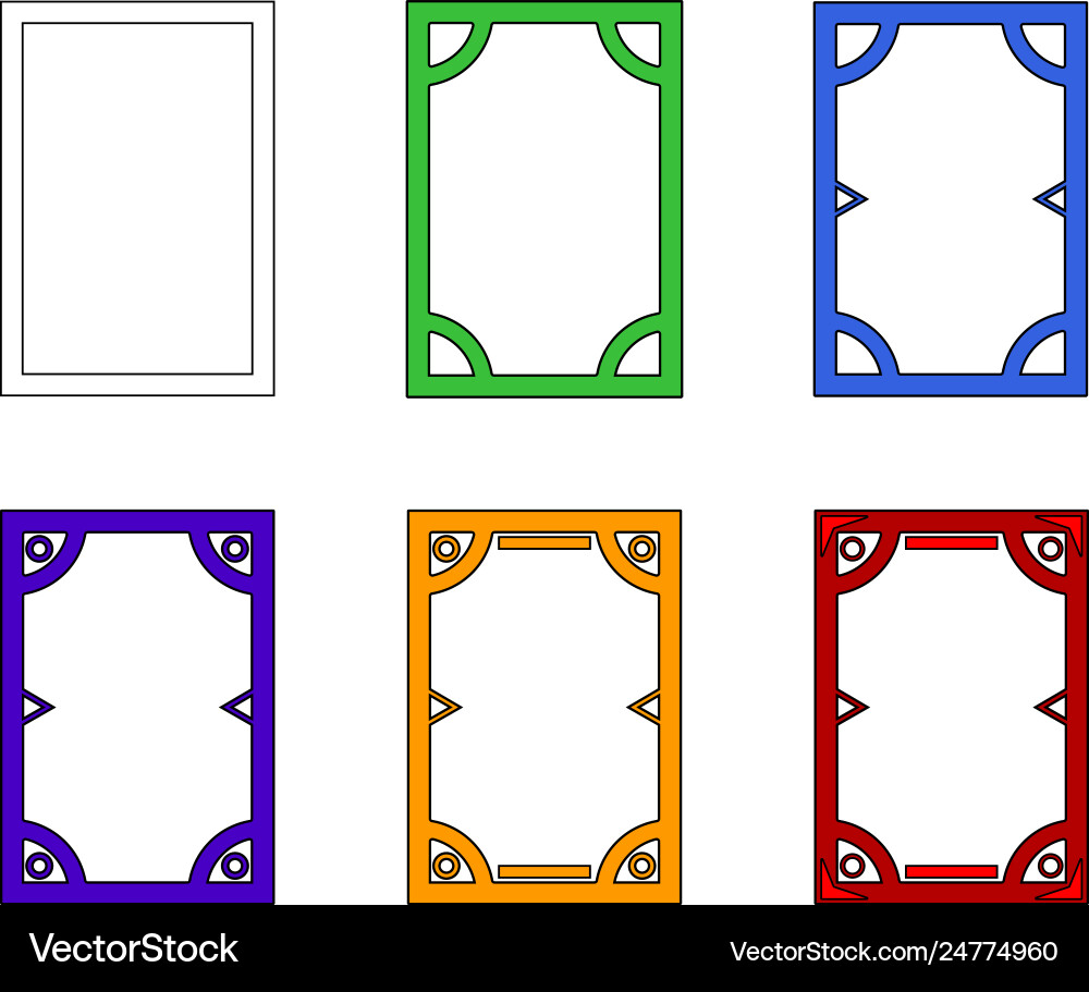 Template user interface for mobile Royalty Free Vector Image