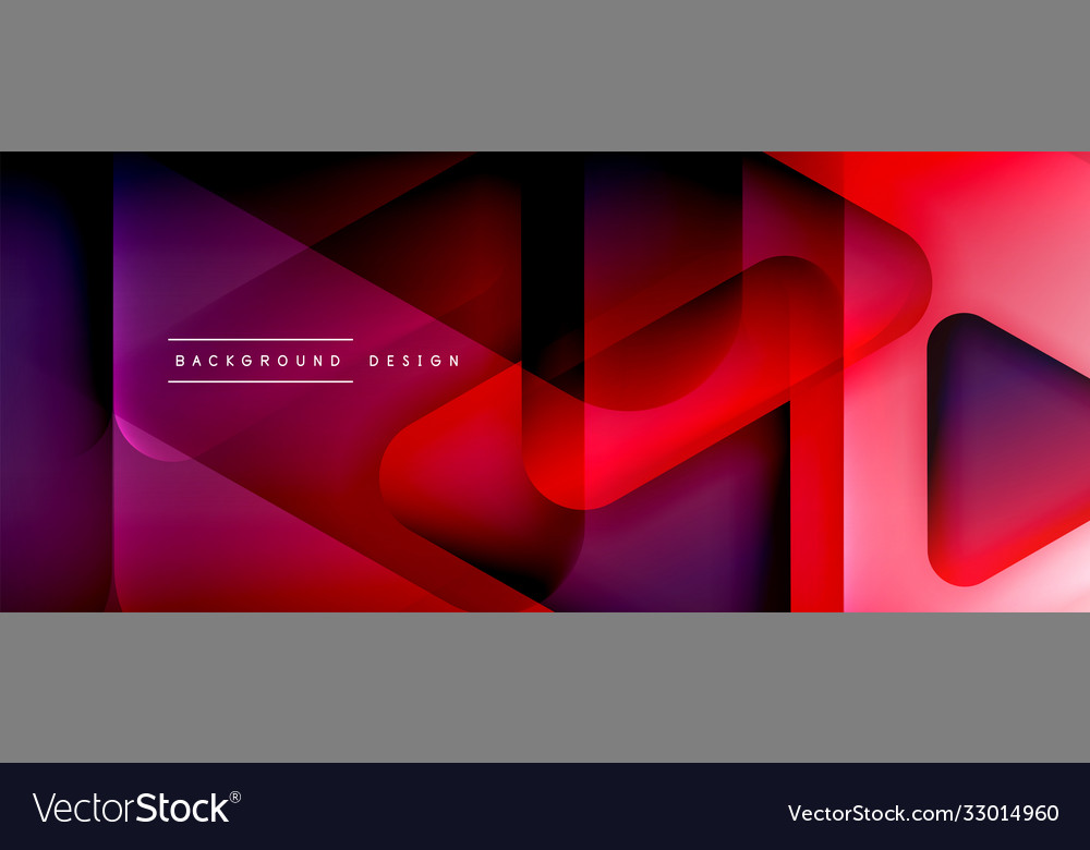 Triangle shapes geometric abstract background 3d