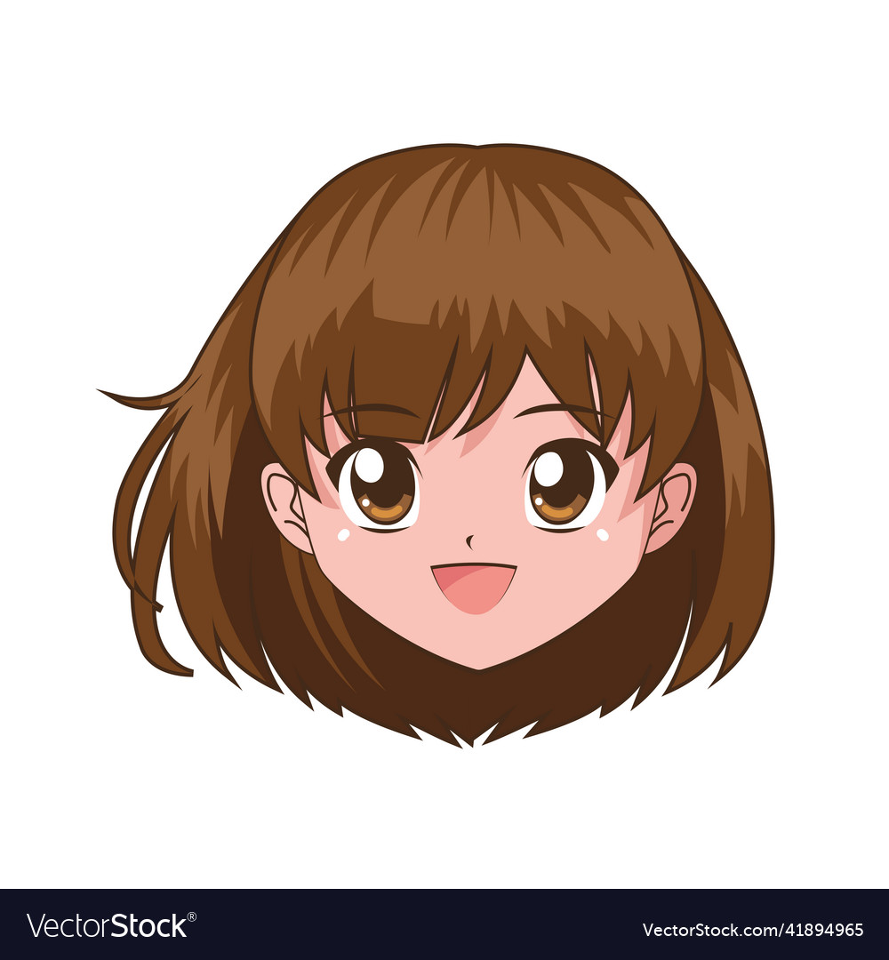 Vector Transparent Download Drawing On Hair - Anime Girl Hair Png