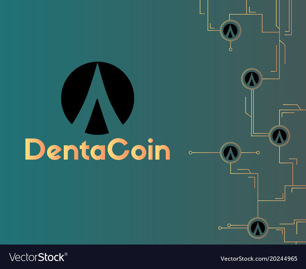 Dentacoin blockchain circuit style background