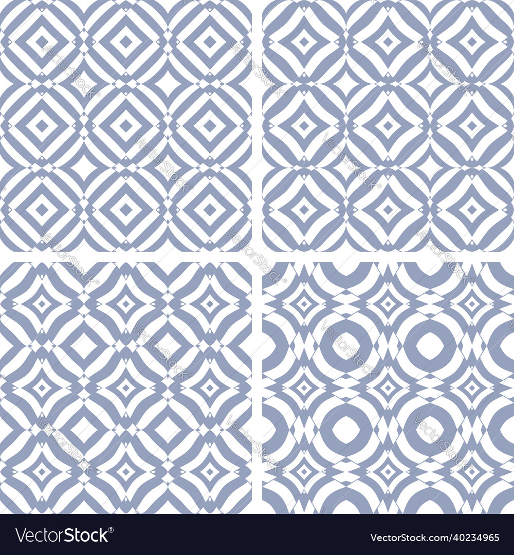 Geometric Abstract Pattern Set