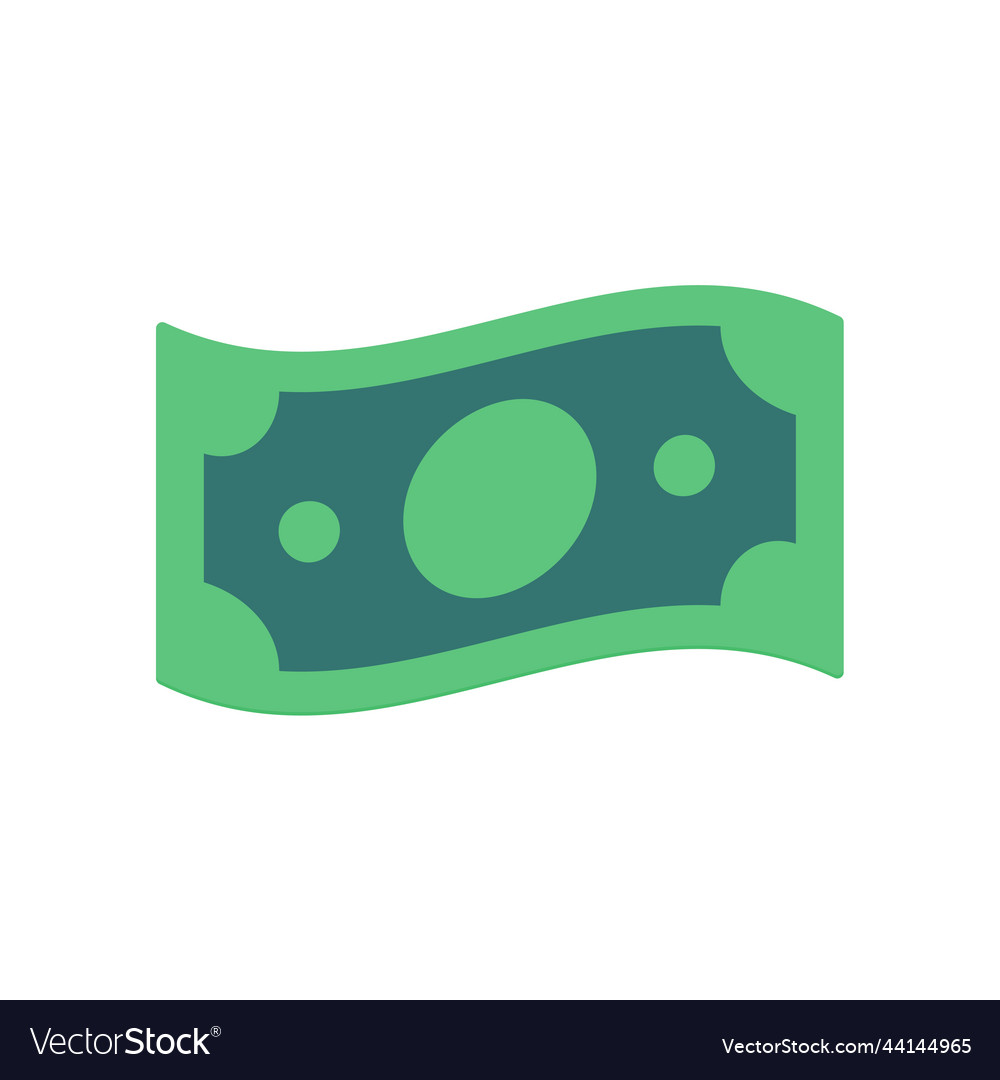 Money icon green dollar bills that are very