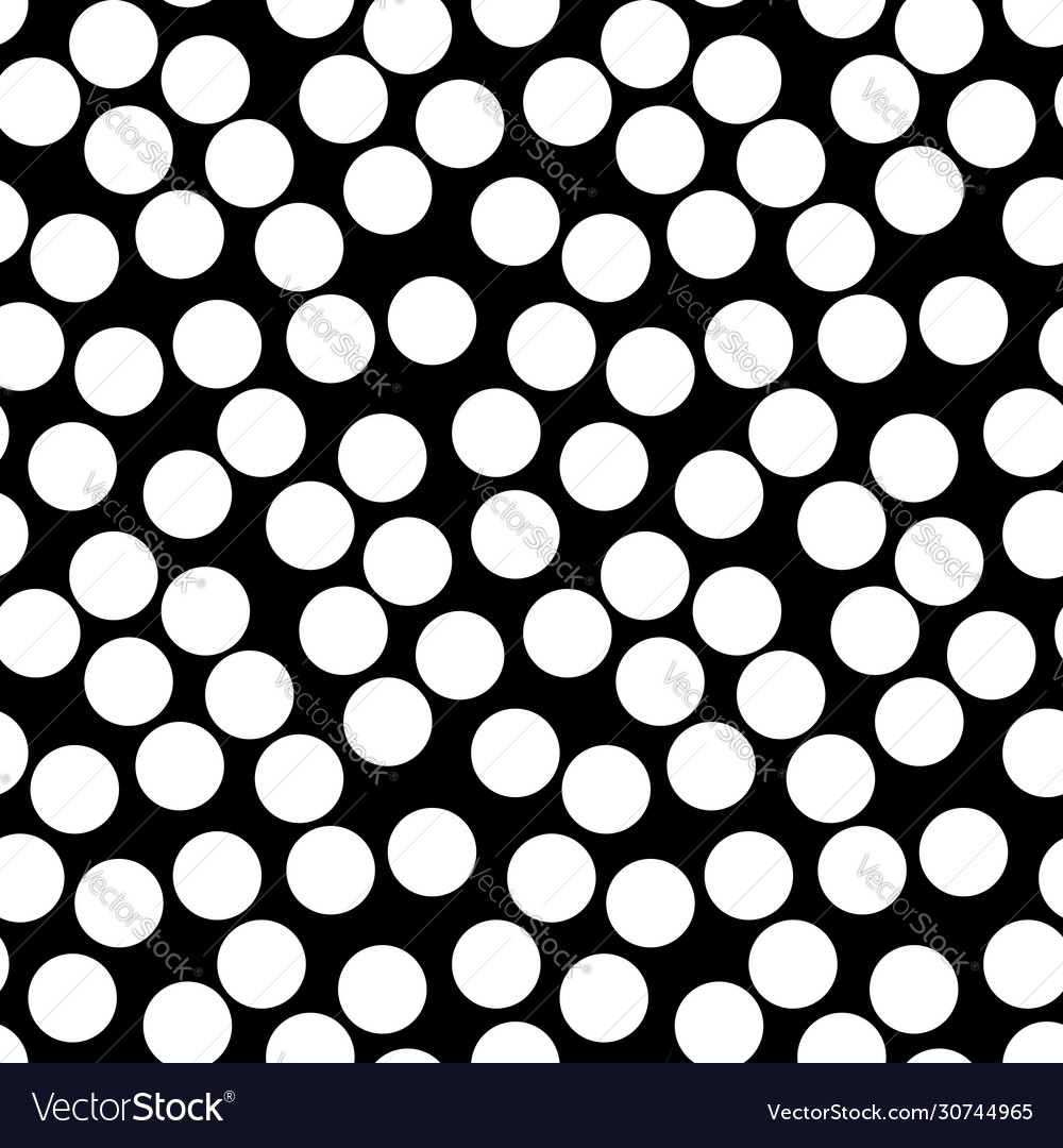 Seamless pattern chaotic dots vector image Seamless pattern chaotic dots