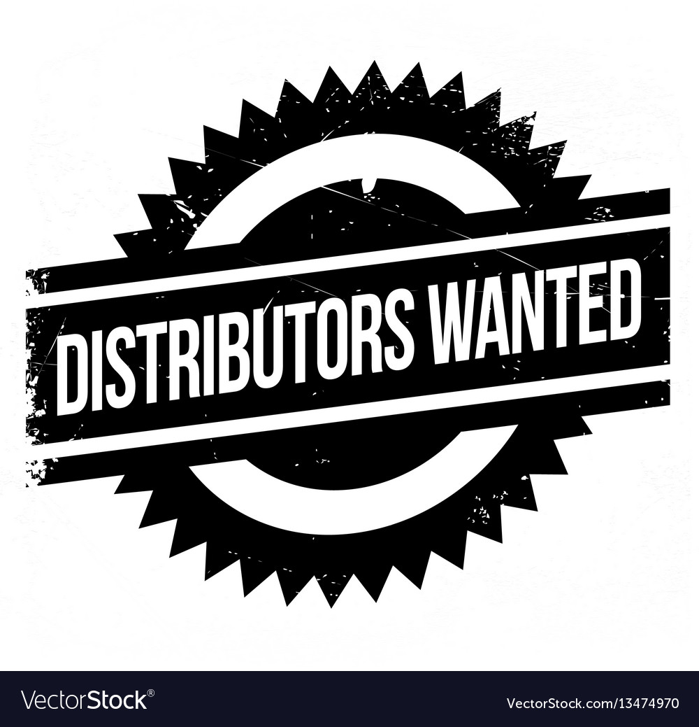 Distributors wanted rubber stamp Royalty Free Vector Image