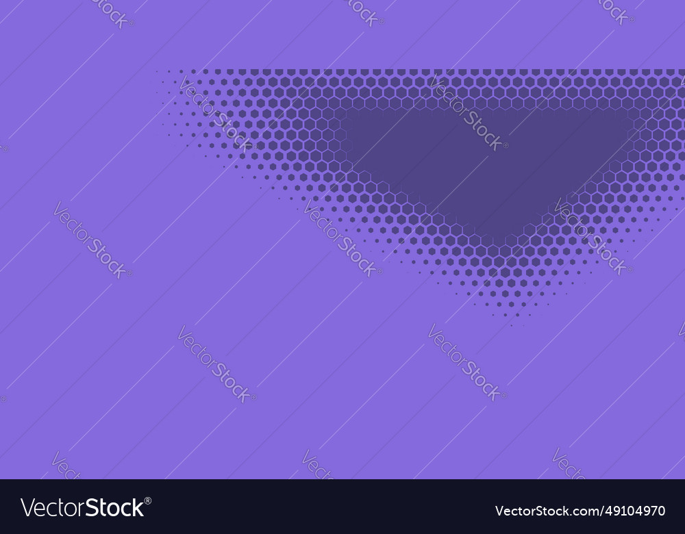 Geometric abstract hexagon two color background