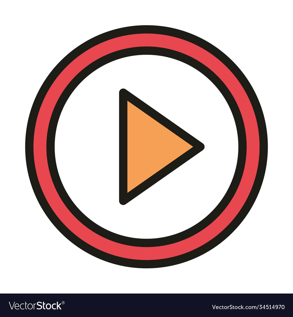 User interface forward button linear and fill