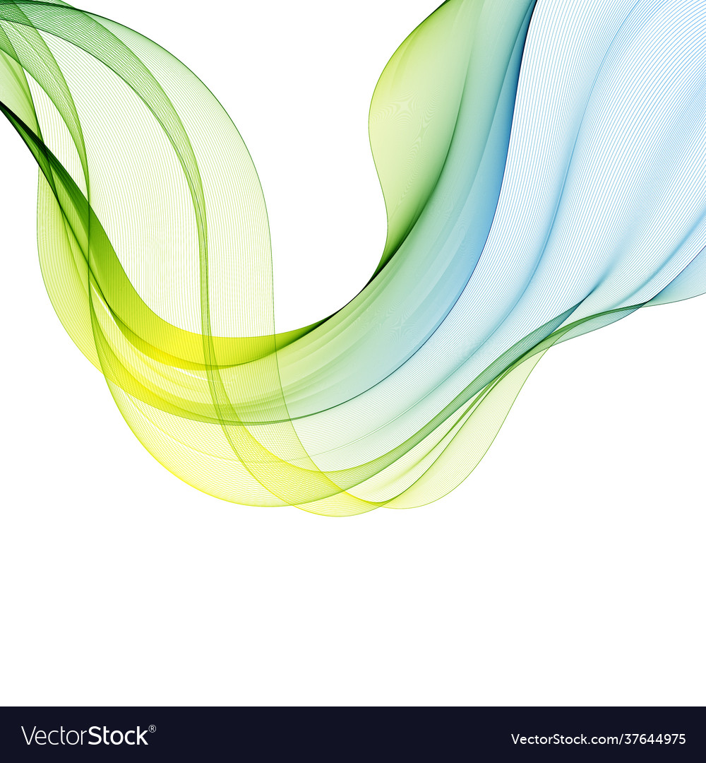 Abstract Colored Wave Background