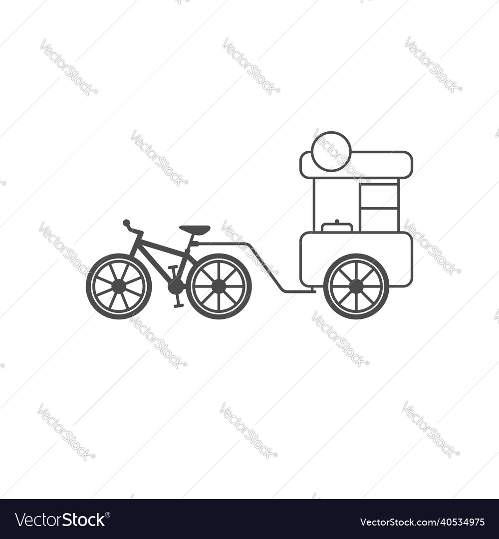 Bike food cart