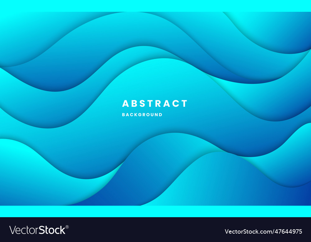 Blue gradient background dynamic wavy light