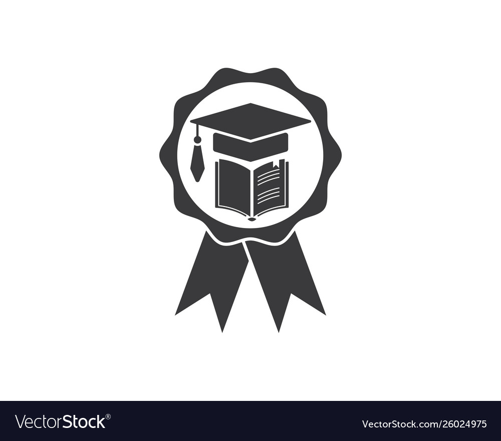 Bookpaperdocument logoicon education template Vector Image