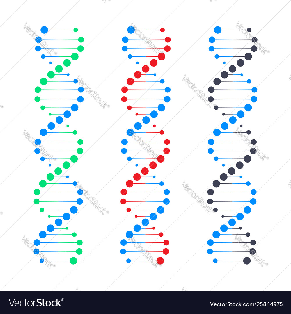 Dna strand symbol genetics