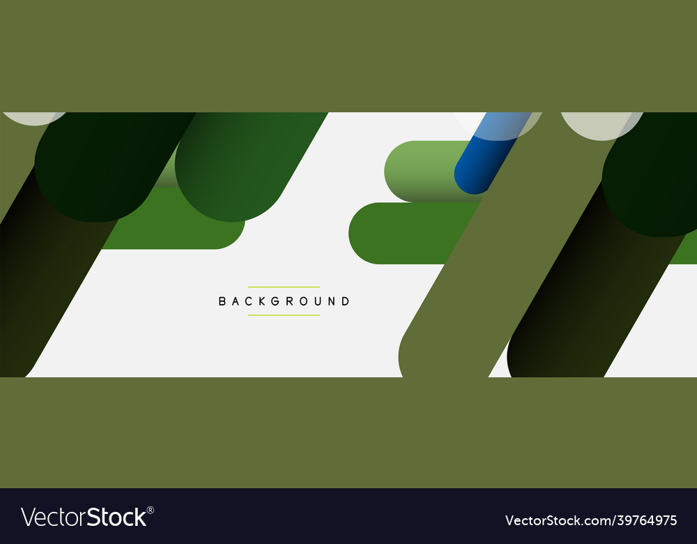 Overlapping round shapes and lines background vector image Overlapping round shapes and lines background
