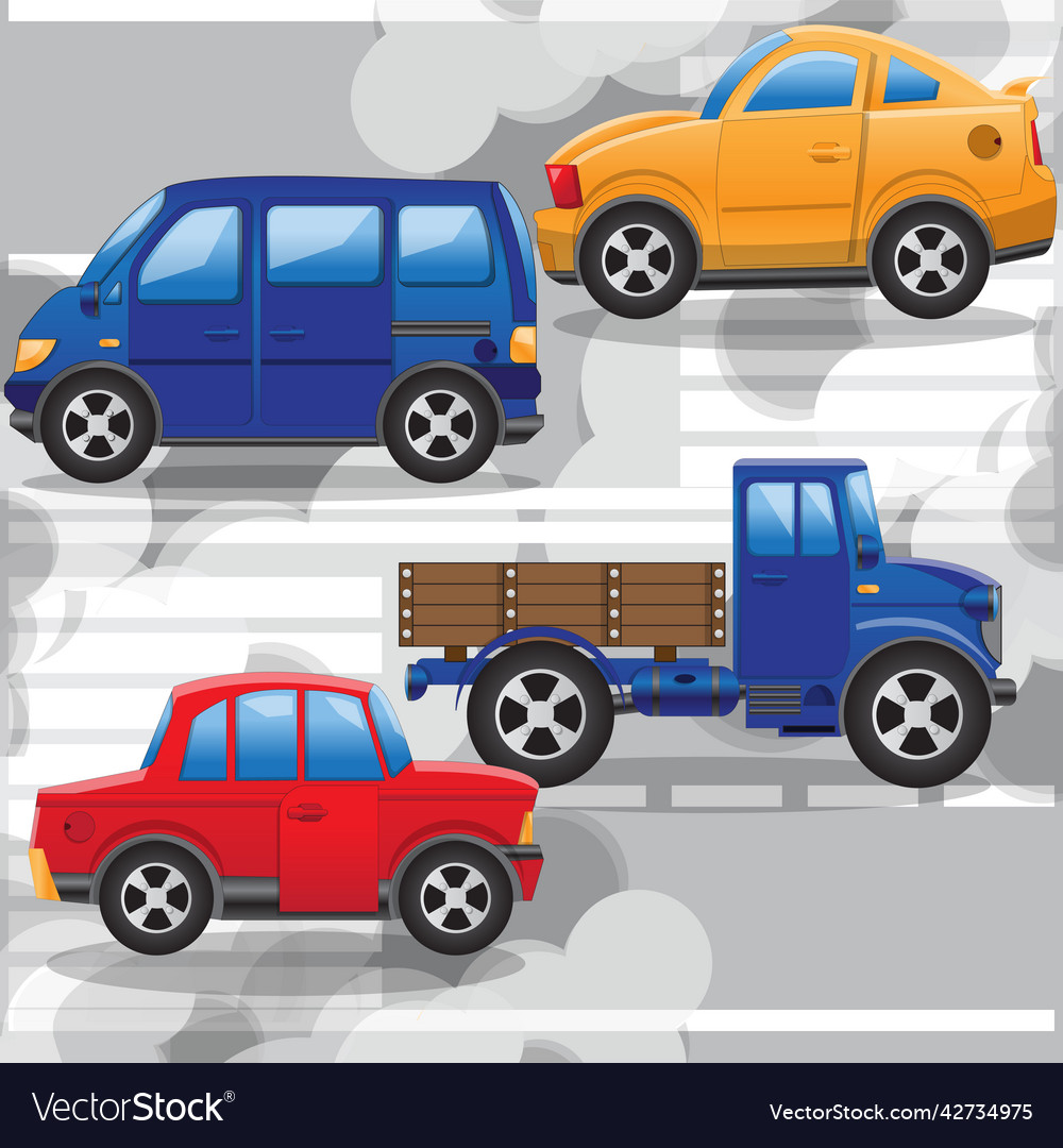 Road traffic Royalty Free Vector Image - VectorStock