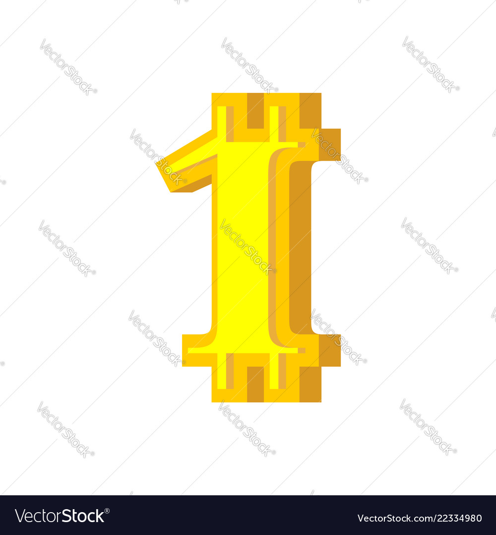 1 numeral bitcoin font one numeric crypto