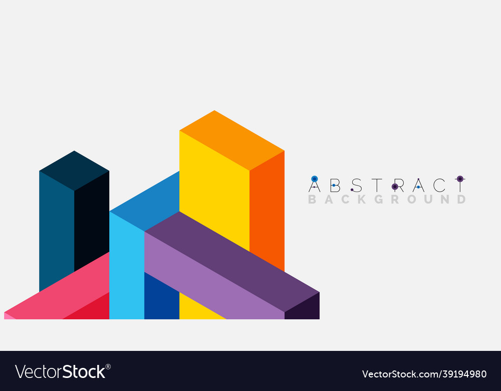 Abstract background 3d cubes cubic elements