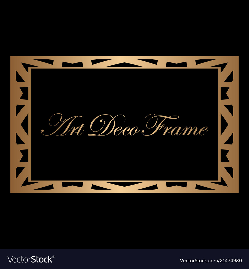 Art deco frame