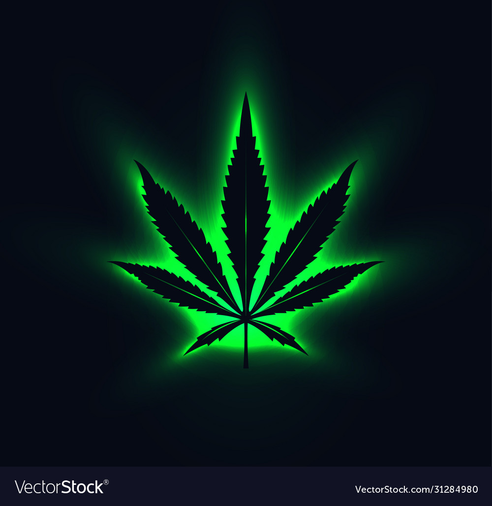 Weed Leaf Vector Logo