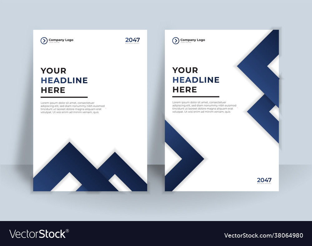 Custom background business book cover design Vector Image