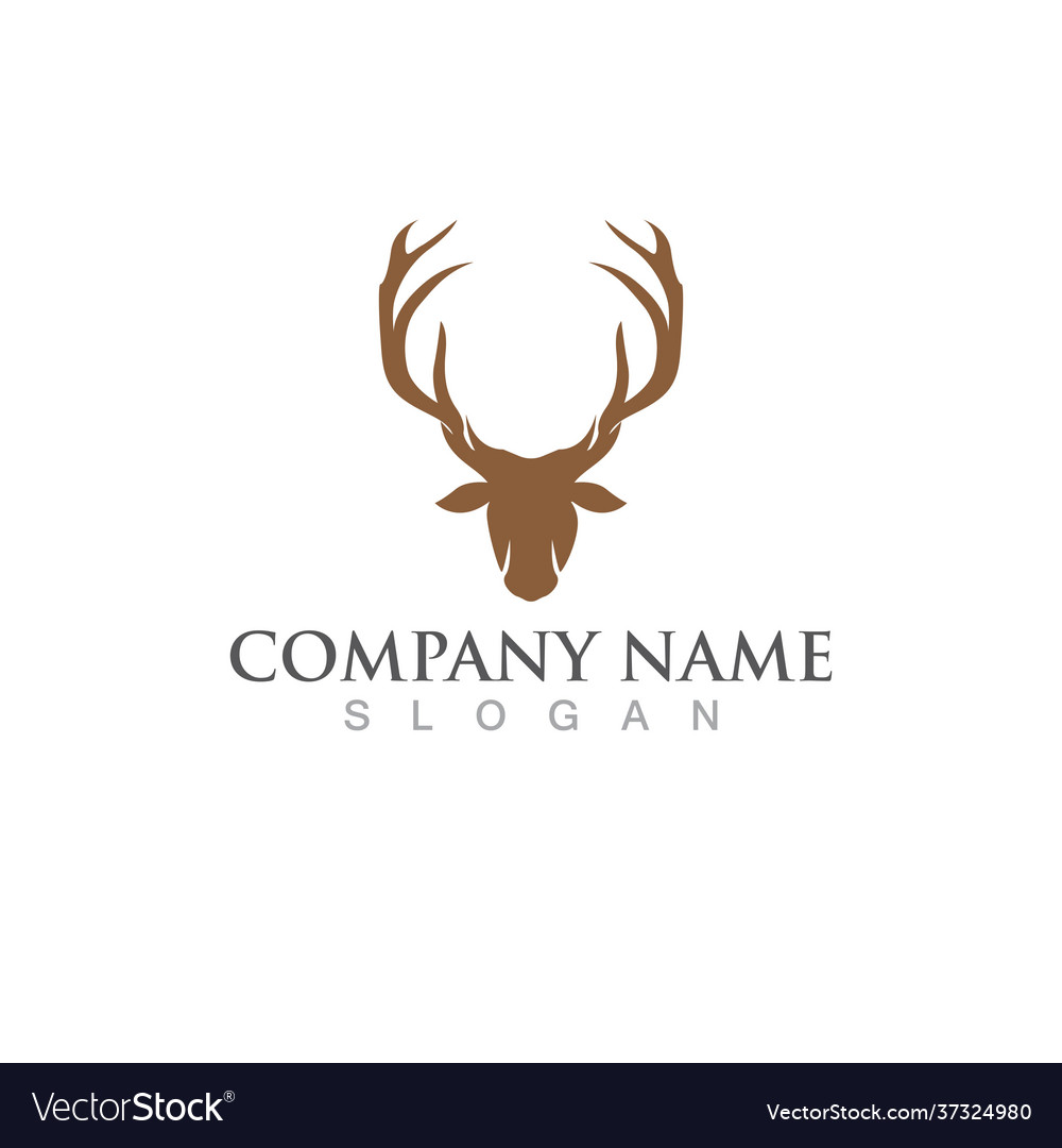 Deer icon design Royalty Free Vector Image - VectorStock