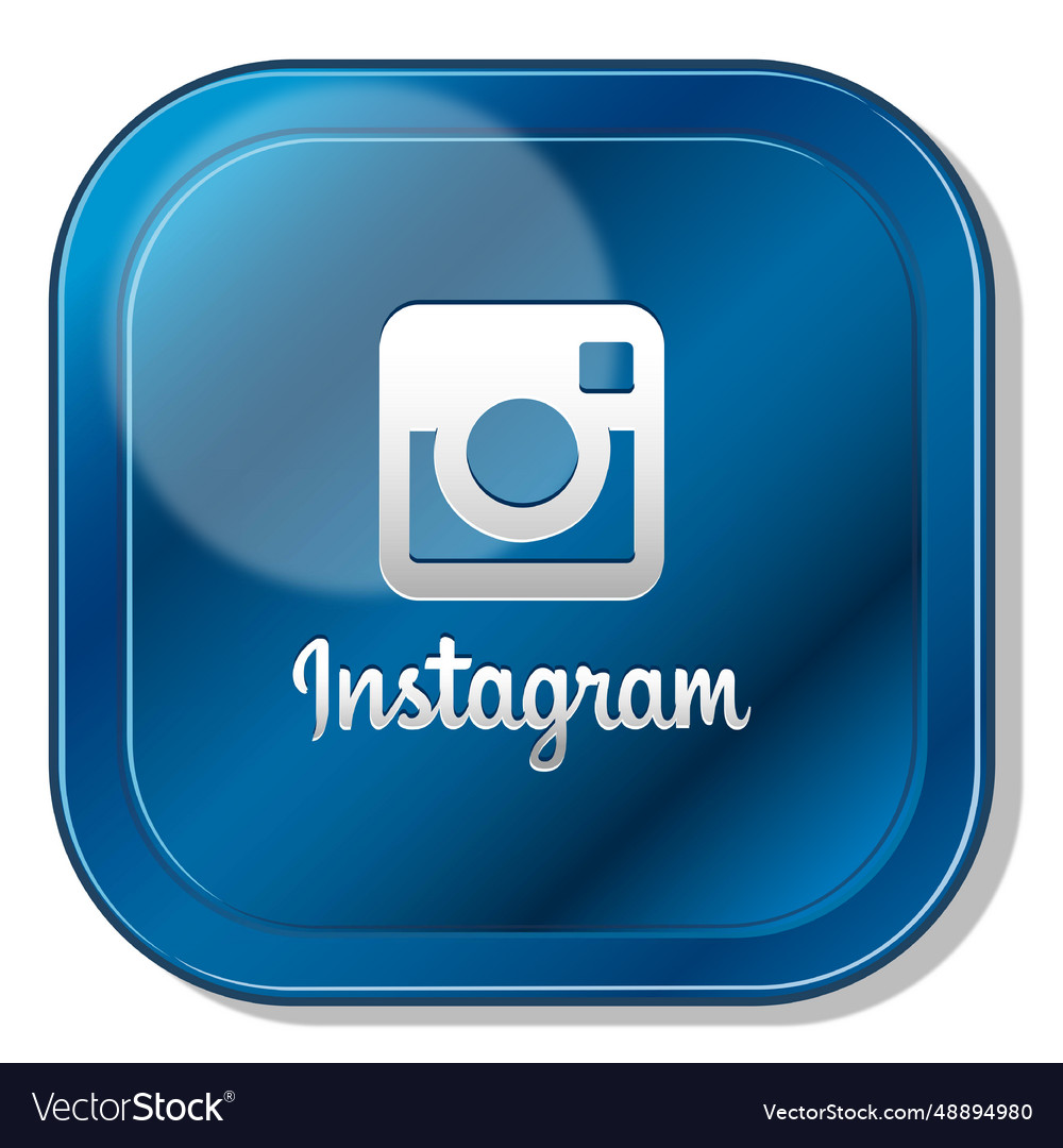 Instagram square logo Royalty Free Vector Image