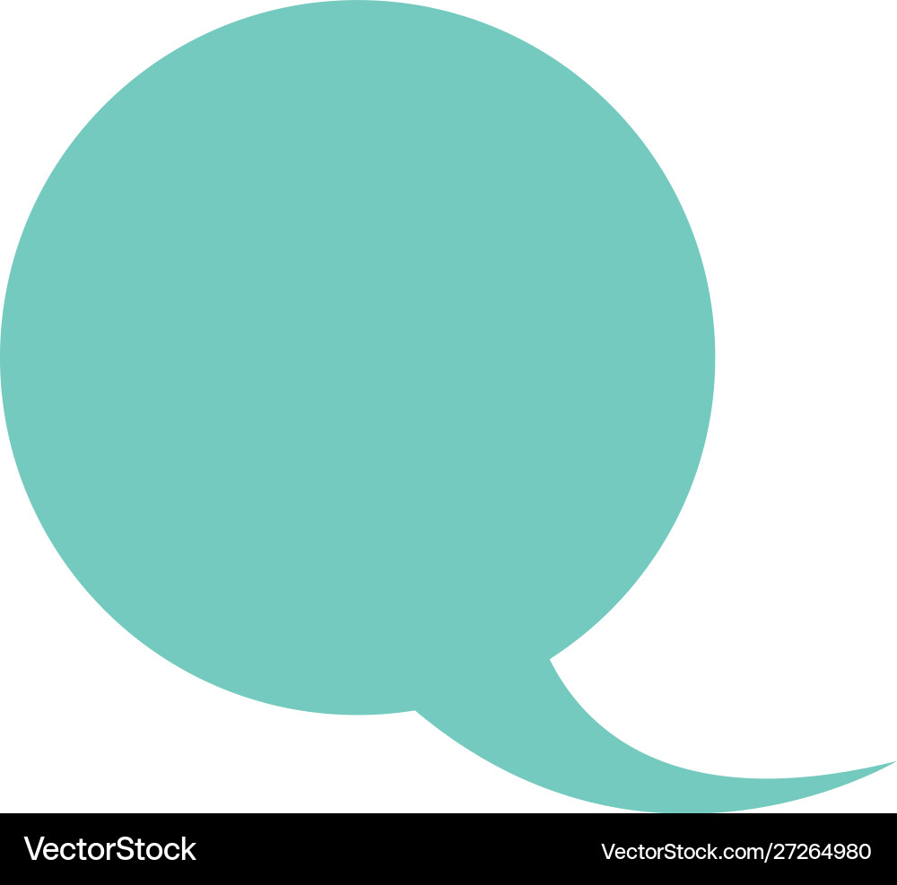 Speech bubble logo Royalty Free Vector Image - VectorStock