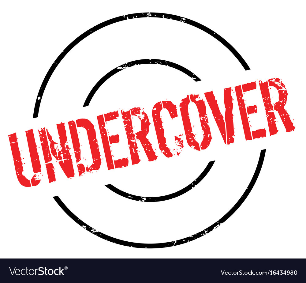 Undercover rubber stamp