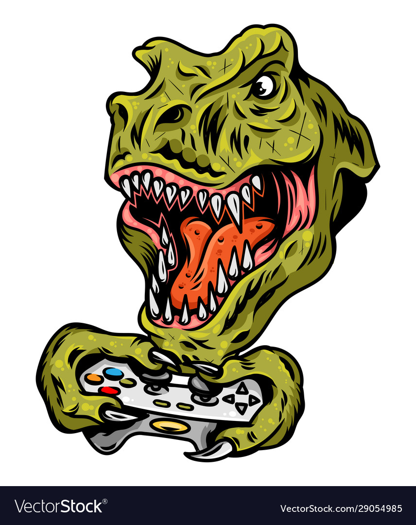 Vetores de T Rex Dinossauro Gamer Jogar Arcade Virtual e mais imagens de  Brand Name Video Game - Brand Name Video Game, Camisas, Computador - iStock